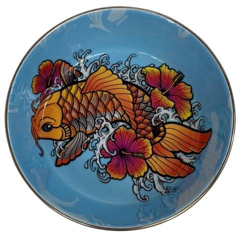 Multipet Komodo Reptile Bowl with Koi Design