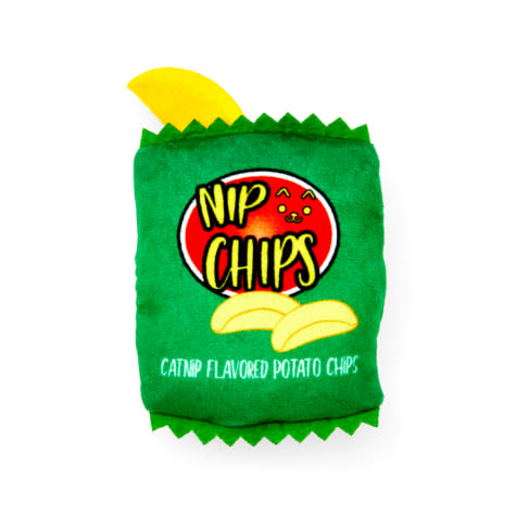 Leaps & Bounds Plush Chip Bag Cat Toy