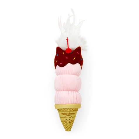 Leaps & Bounds Plush Ice Cream Cat Toy