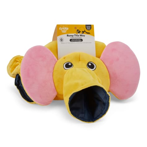 EveryYay Romp This Way Elephant Ferret Tunnel & Cuddle Blanket