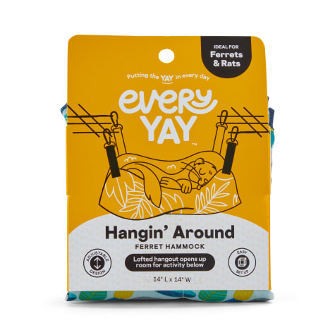 EveryYay Hangin' Around Jungle-Print Reversible Ferret Hammock