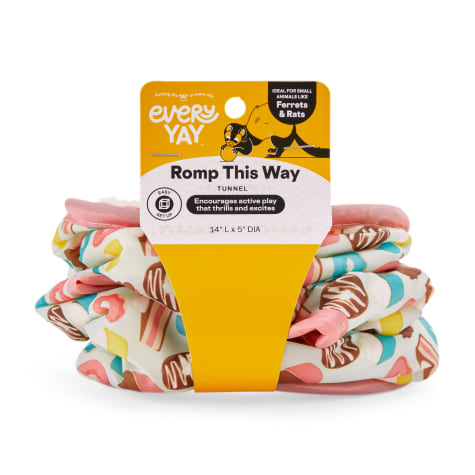 EveryYay Romp This Way Sweet-Print Ferret Tunnel