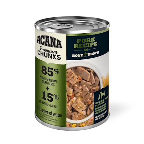 ACANA Grain-Free Premium Chunks Pork Recipe in Bone Broth Wet Dog Food