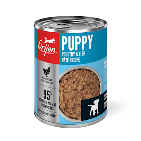 ORIJEN Grain-Free Puppy Recipe with Poultry & Fish Pate Premium Wet Dog Food