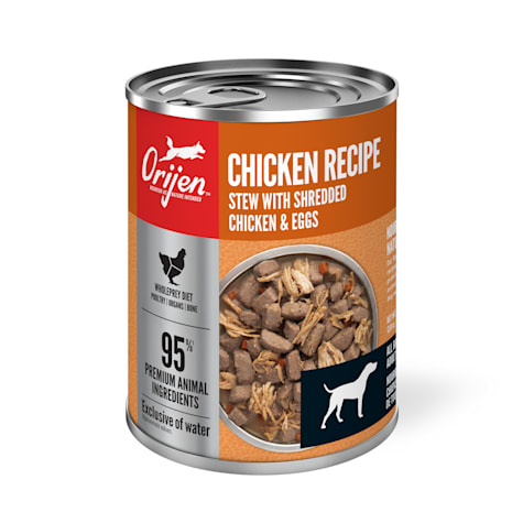 ORIJEN Grain-Free Real Meat Shreds Chicken Recipe Stew Premium Wet Dog Food