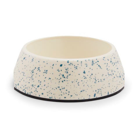 EveryYay Dining In Speckled Stainless-Steel Dog Bowl