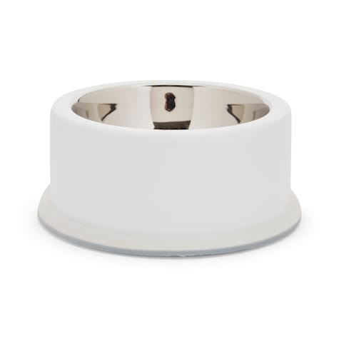EveryYay Dining In White Stainless-Steel Bowl