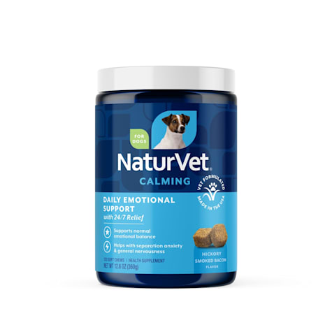 NaturVet Emotional Support Long Term Calming Aid Dog Soft Chew