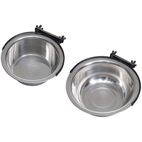 UniPaws Stainless Steel Hanging Pet Bowls