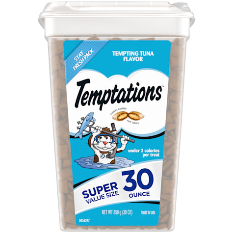 Temptations Classic Tempting Tuna Flavor Crunchy and Soft Cat Treats