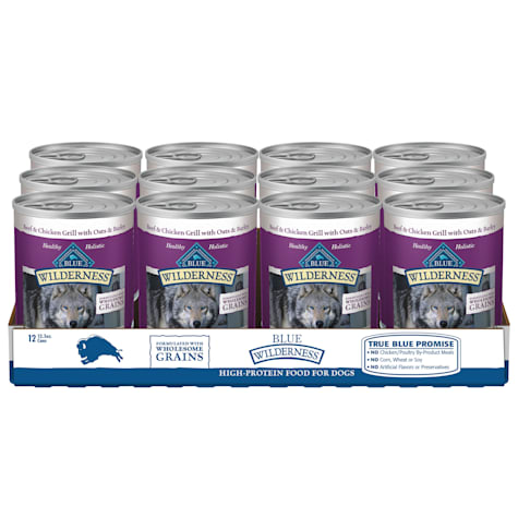 Blue Buffalo Wilderness Beef & Chicken Grill with Wholesome Grains Adult Wet Dog Food