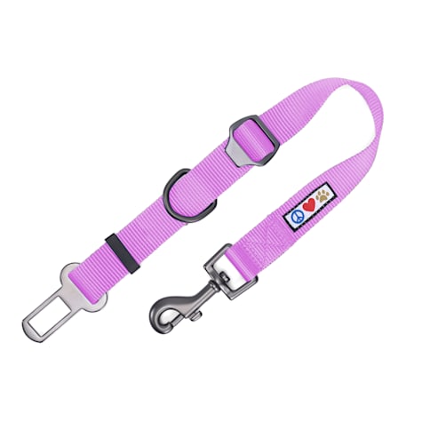 Pawtitas Purple Seat Belt Pet Carrier
