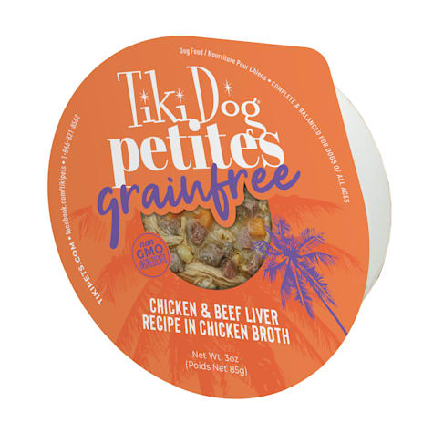 Tiki Dog Petites Grain Free Chicken & Beef Wet Dog Food