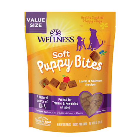 Wellness Complete Health Natural Grain Free Lamb & Salmon Recipe Soft Puppy Bites