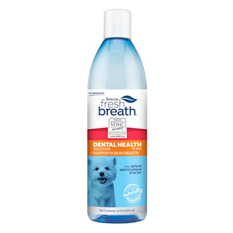 TropiClean Fresh Breath Supports Skin Health Dental Solution for Dogs
