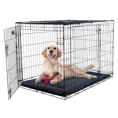 Pet Adobe Navy Waterproof Dog Crate Mat