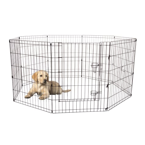 Pet Adobe Folding Puppy Exercise Playpen