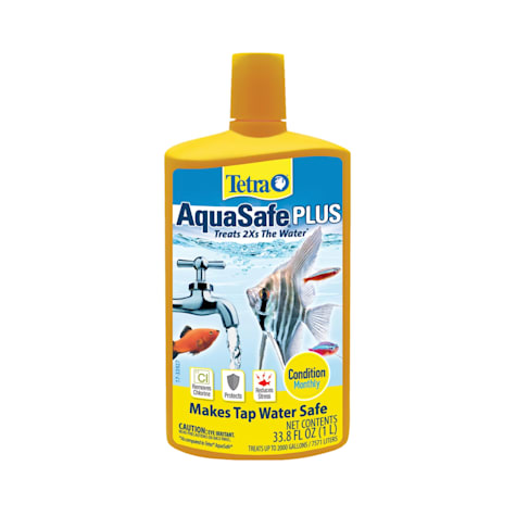 Tetra AquaSafe Plus Water Conditioner And Dechlorinator for All Fresh and Marine Aquarium