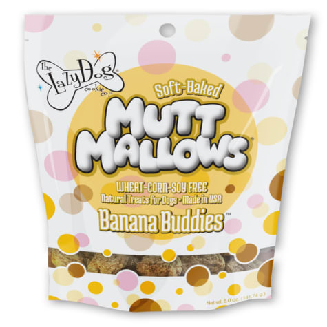 The Lazy Dog Cookie Co. Mutt Mallows Banana Buddies Soft-Baked Dog Treats