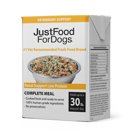 JustFoodForDogs Pantry Fresh Renal Support Low Protein Rx Support Dog Food