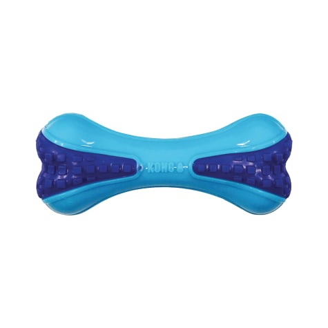 KONG Blue Squeezz Bitz Bone Dog Toy