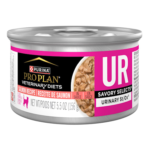 Purina Pro Plan Veterinary Diets UR Urinary St/Ox Savory Selects Feline Formula Salmon Recipe in Sauce Wet Cat Food