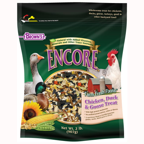 Brown's Encore Natural Farm Fresh Fixins Chicken, Duck & Goose Treat