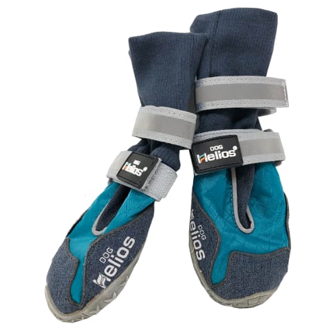 Dog Helios Blue 'Traverse' Premium Grip High-Ankle Outdoor Dog Boots