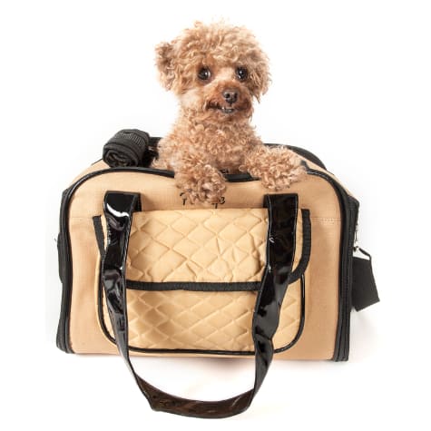 Pet Life Brown Airline Approved Mystique Fashion Pet Carrier