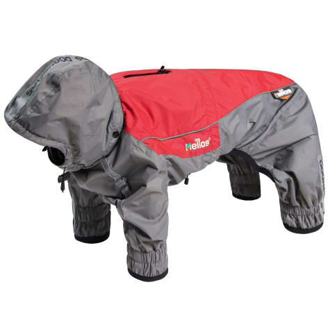 Dog Helios Red 'Arctic Blast' Full Bodied Winter Dog Coat with Blackshark Tech