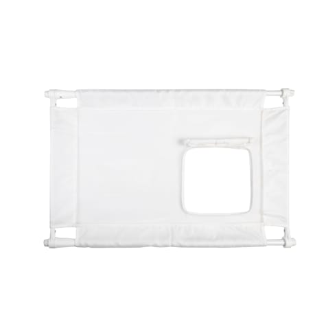 Pet Life White Porta-Gate Travel Collapsible And Adjustable Folding Pet Gate