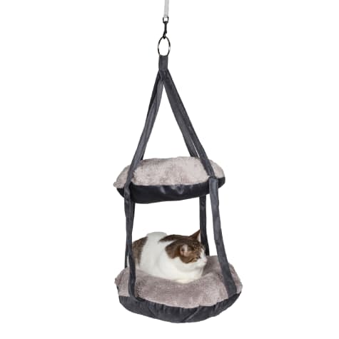 Pet Life Kittyhaus Dual-Lounger Kitty Pillow Hammock Lounge