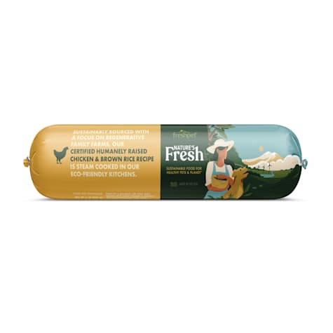 Freshpet Nature's Fresh Certified Humanely Raised Chicken & Brown Rice Dog Food Recipe Roll