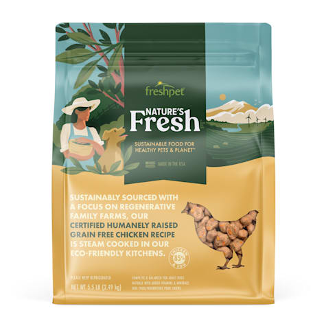 Freshpet Nature's Fresh Certified Humanely Raised Grain Free Chicken Dog Food Recipe