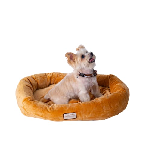 Armarkat Brown Bolstered Pet Bed