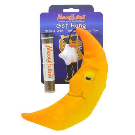 Meowijuana Get Hung Refillable Moon and Stars Cat Toy