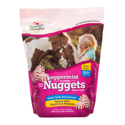 Manna Pro Bite-Sized Peppermint Nuggets for Horse