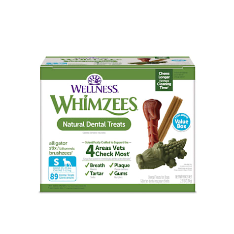 Whimzees Small Natural Dental Value Box Dog Treats