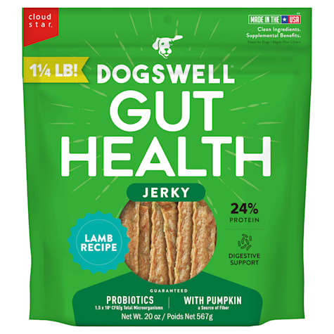 Dogswell Gut Health Lamb Jerky Dog Treats
