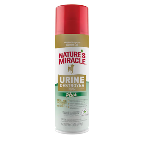 Nature's Miracle Urine Destroyer Plus Foam, Stain & Odor Remover for Dogs