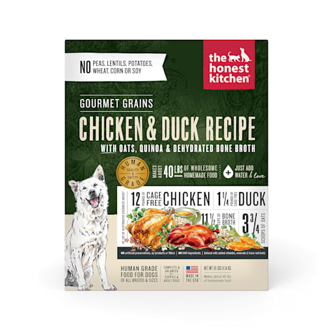 The Honest Kitchen Dehydrated Gourmet Grains Chicken & Duck Dog Food