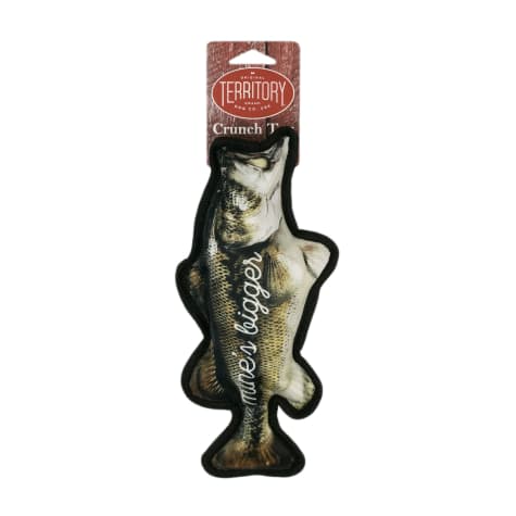 Territory Big Bass Crunch Dog Toy