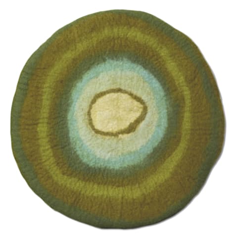 Dharma Dog Karma Cat Green Agate Stone Wool Pet Mat