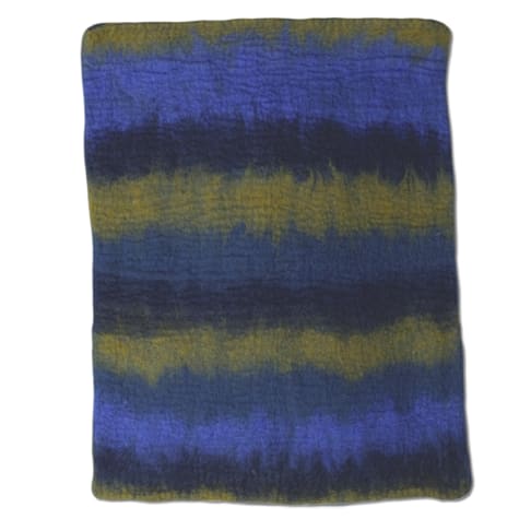 Dharma Dog Karma Cat Navy Multi Ombre Wool Pet Mat