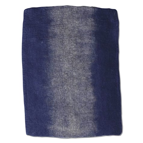 Dharma Dog Karma Cat Navy Ombre Wool Pet Mat