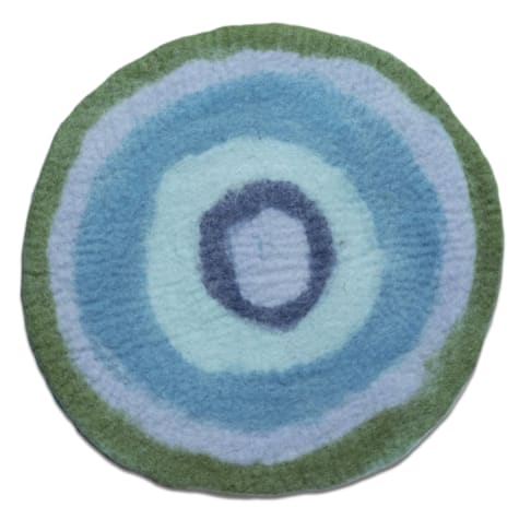 Dharma Dog Karma Cat Blue Agate Stone Wool Pet Mat