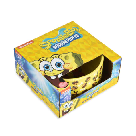 Fetch for Pets SpongeBob SquarePants Krabby Patty Dog Food Bowl