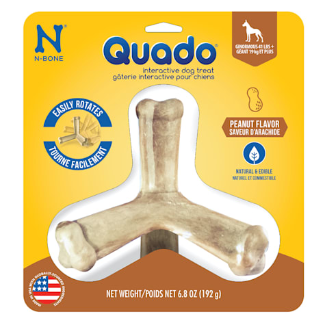 N-Bone Quado Peanut Flavor Interactive Large Dog Treats