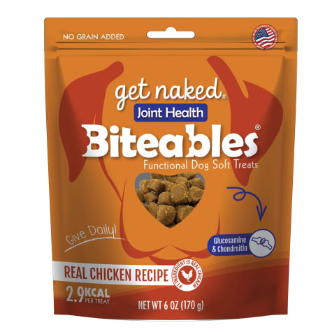 Get Naked Joint Health Biteables Real Chicken Recipe Dog Soft Treats