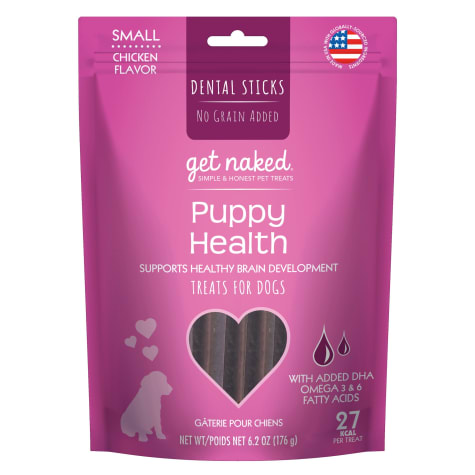 Get Naked Puppy Health Chicken Flavor Small Treats